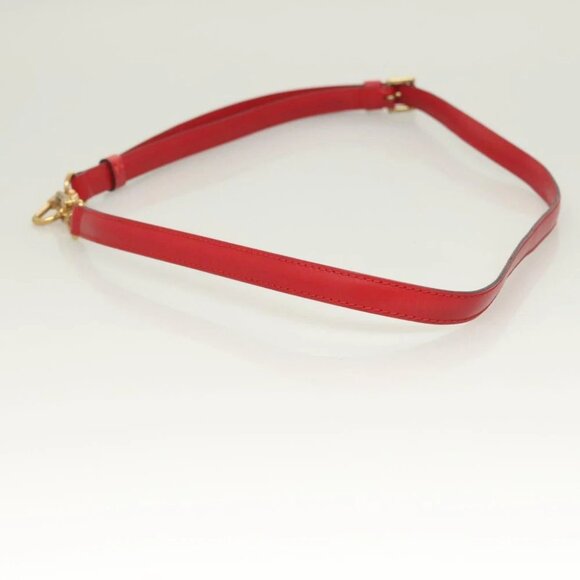 LOUIS VUITTON Epi Adjustable Shoulder Strap 36.6""-43.3"" Red LV Auth 115298 - Picture 5 of 7